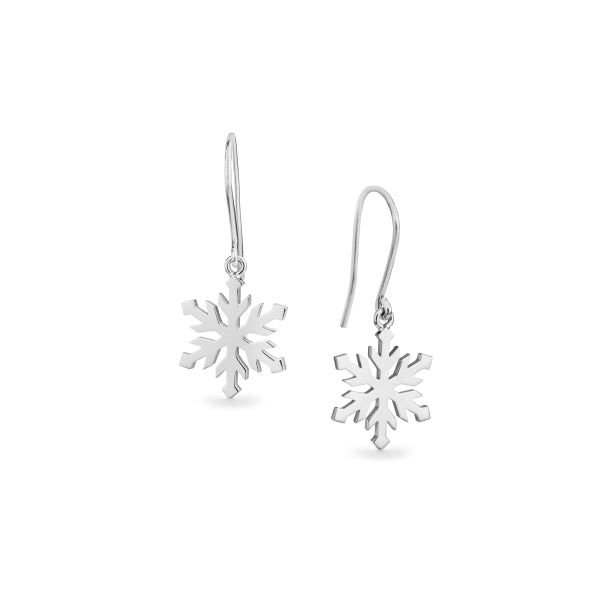  Snowflake Earrings in Sterling Silver